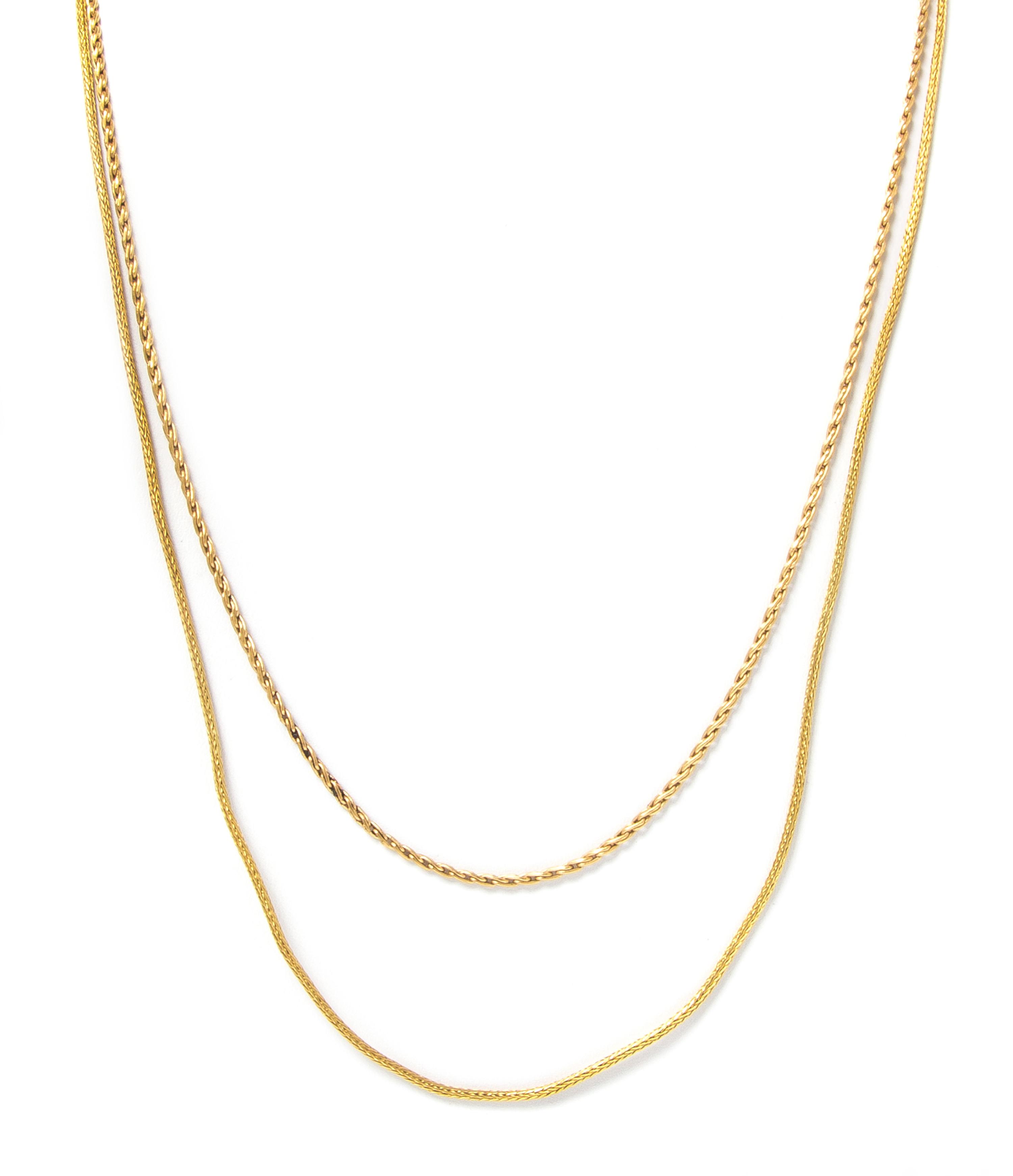 A Collection of Yellow Gold Jewelry, 17.20 dwts.