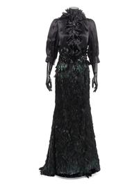 Naeem Khan Black Feather Ensemble, 1990-2000s