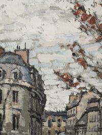 Parisian Boulevard (a double-sided painting)