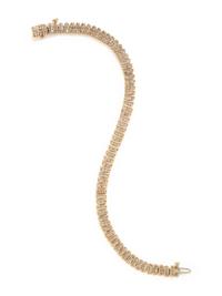 YELLOW GOLD AND DIAMOND BRACELET