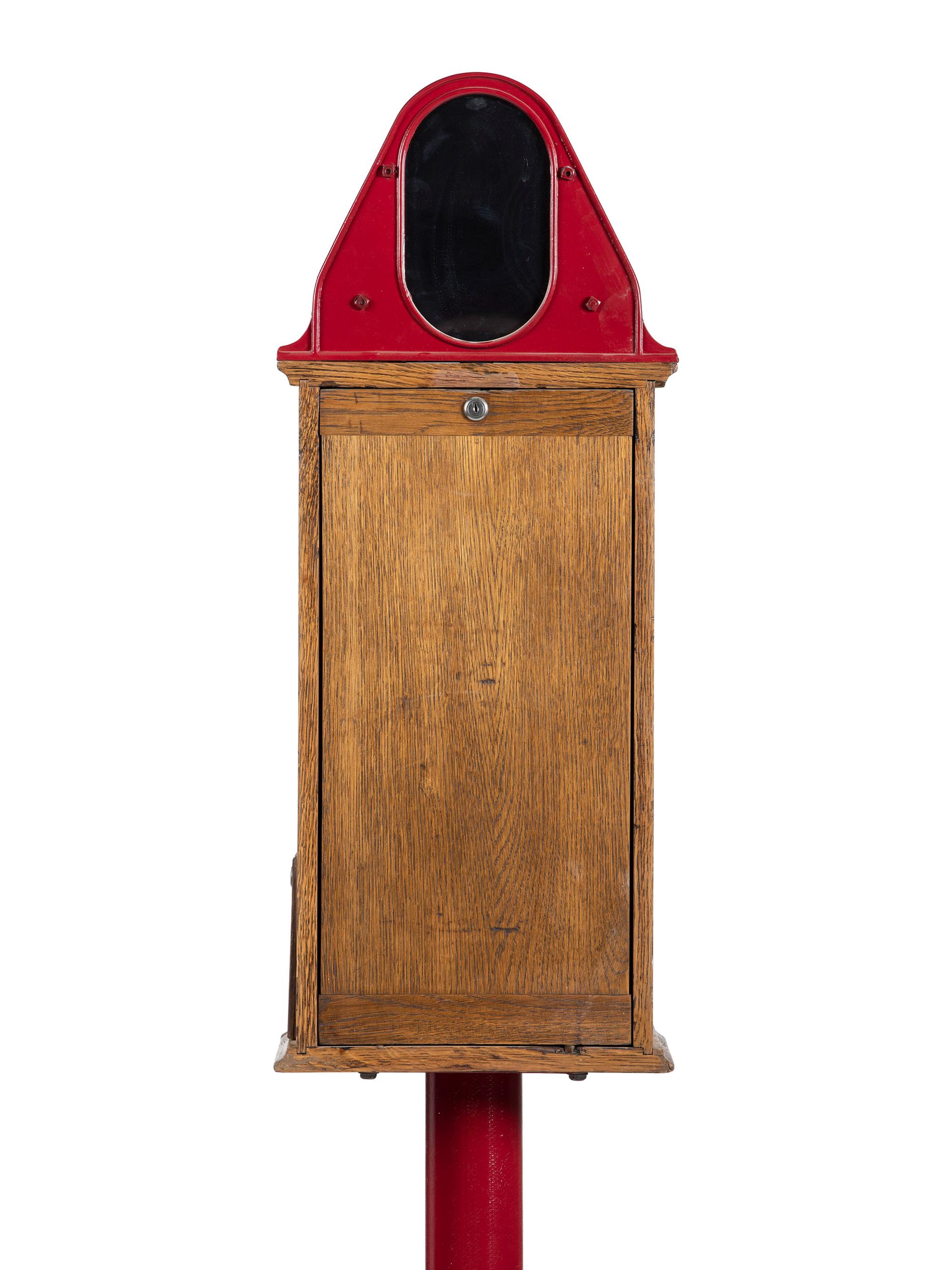 An Exhibit Supply Co. One Cent Striking Clock Game
