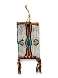 Ute Beaded Hide Mirror Bag