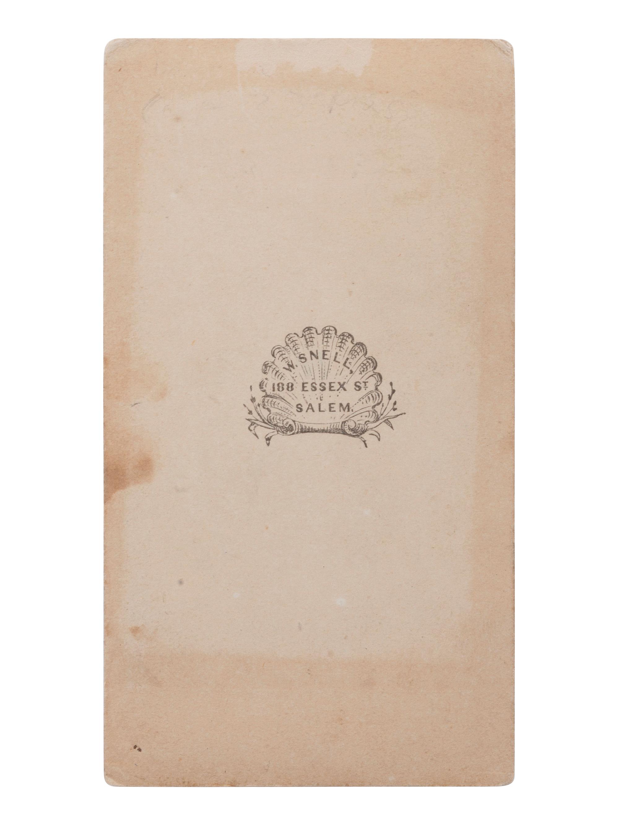 [CIVIL WAR]. CDV of an unidentified Salem Zouave in uniform. Salem, MA: W. Snell, n.d.