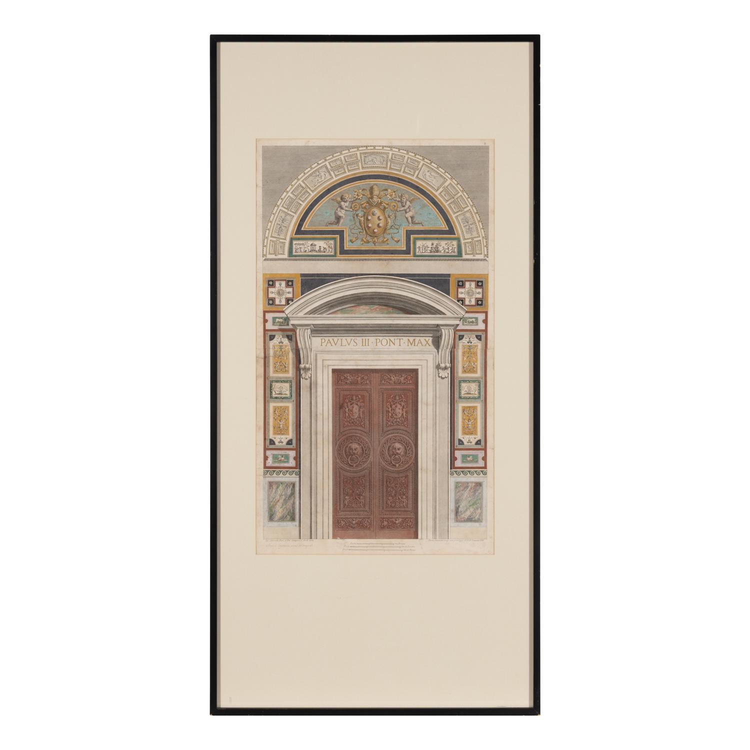 After Gaetano Savorelli — Four Plates from Le Logge di Raffaello