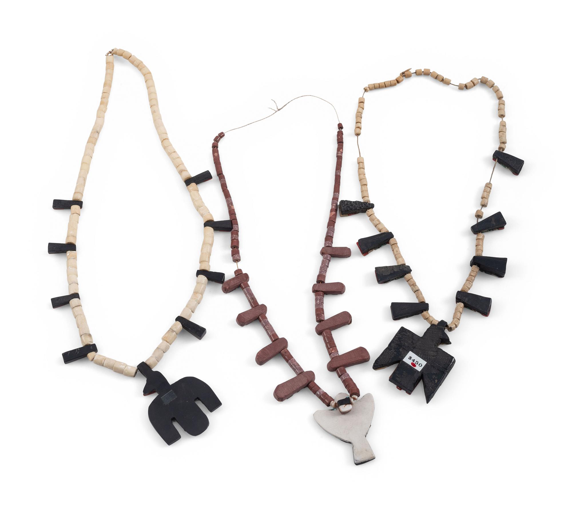 Kewa Depression Era Thunderbird Necklaces