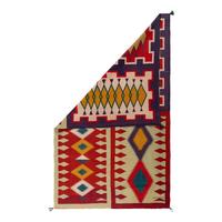 Navajo Germantown Weaving, Four Panel [Rug]