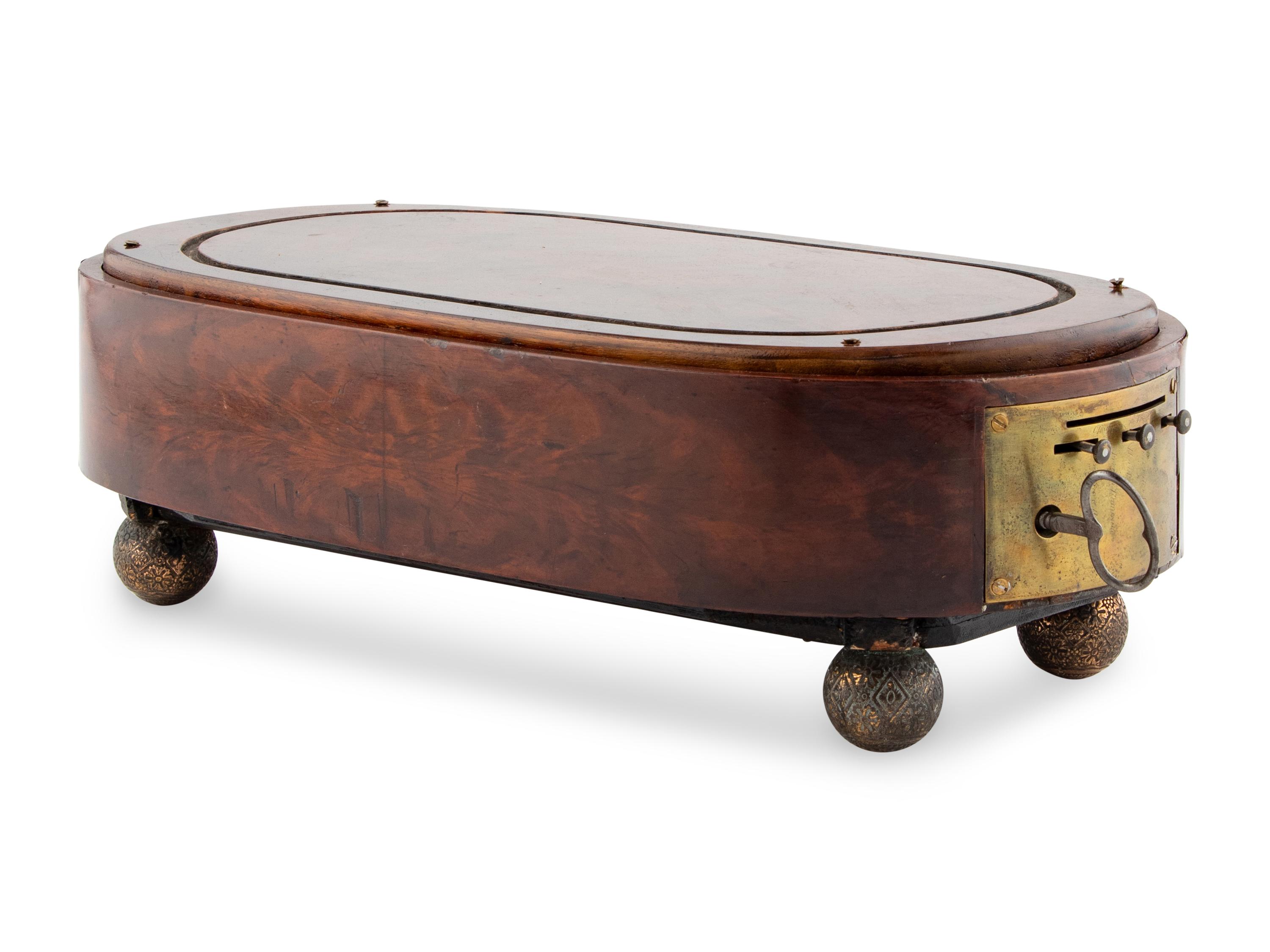 An Early Fusée Musical Clock Base