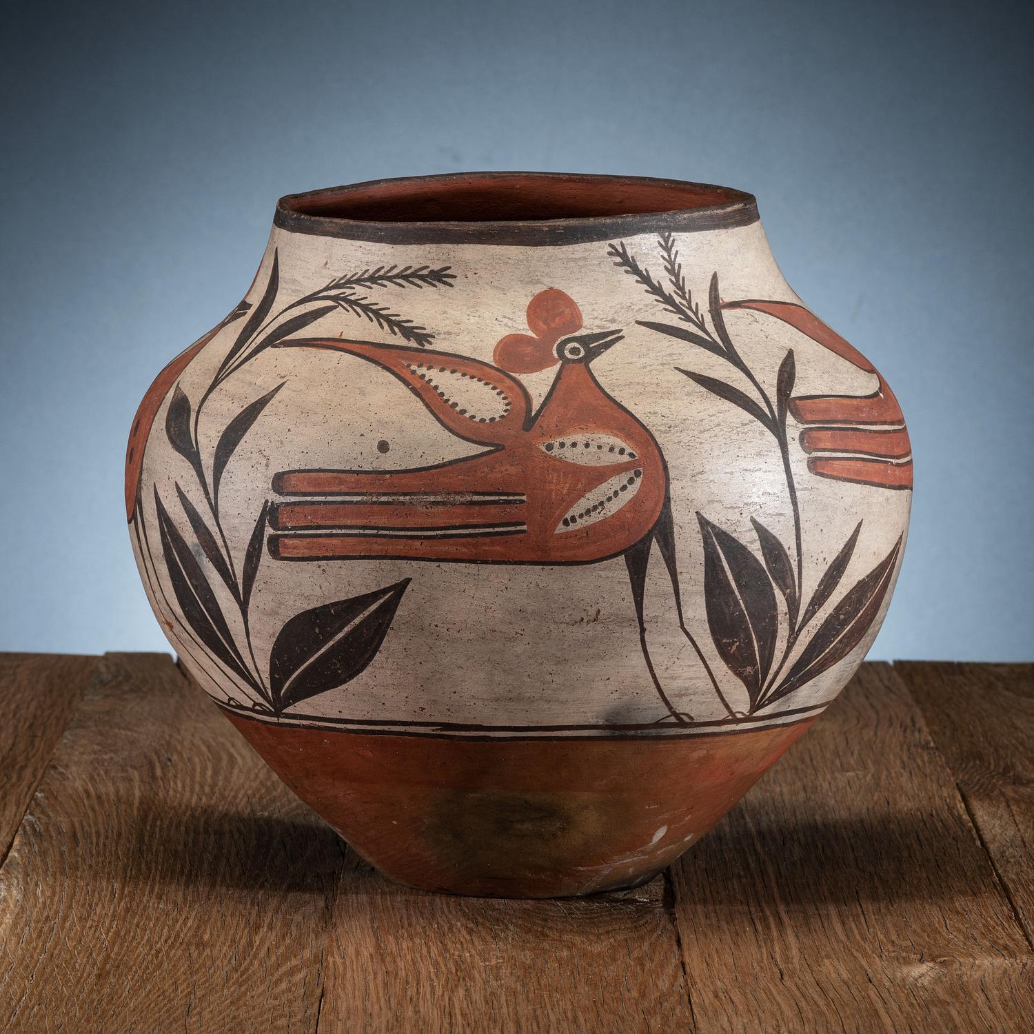 Zia Polychrome Pottery Olla