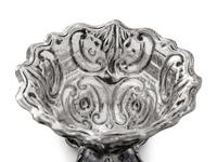 A Set of Six Victorian Silver Dessert Cups
