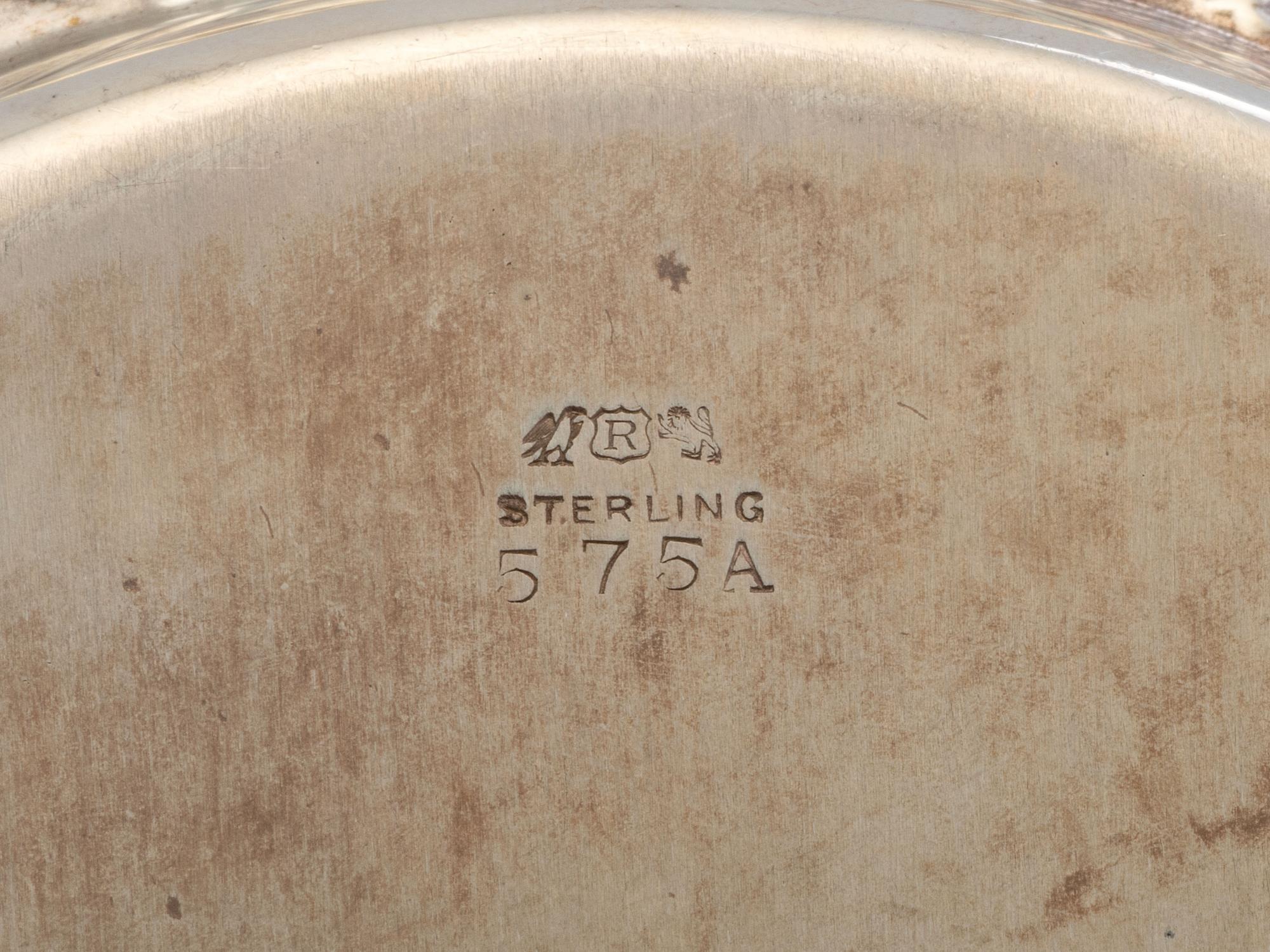 Twelve American Silver Bread Plates