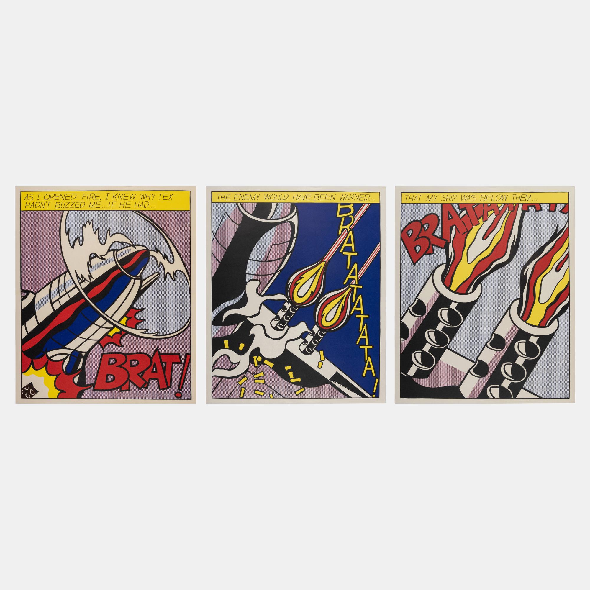As I Opened Fire Poster (triptych)