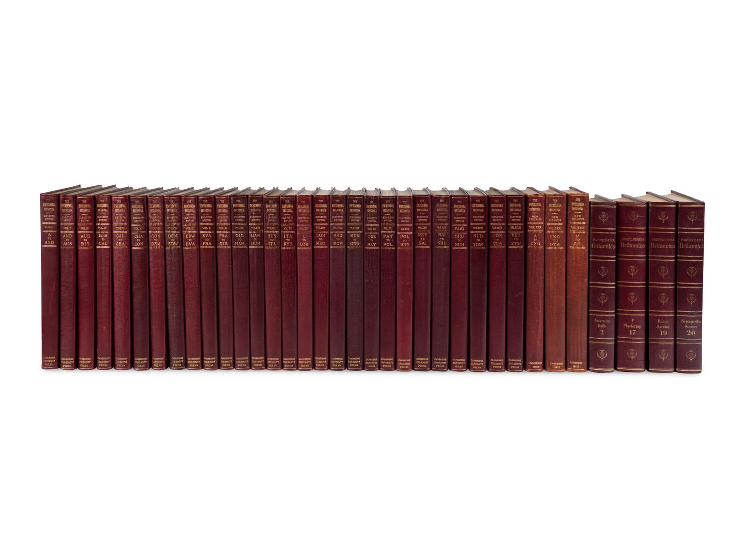 [REFERENCE]. The Encyclopaedia Britannica... Cambridge and New York: University Press, 1910-1911.