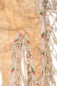 Sioux Beaded Hide Tobacco Bag