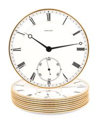 Nine Ralph Lauren Pocketwatch Porcelain Chargers
