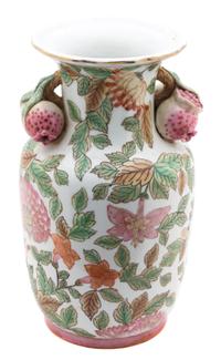 A Chinese Export Porcelain Vase Height 12 1/2 inches — 20TH CENTURY