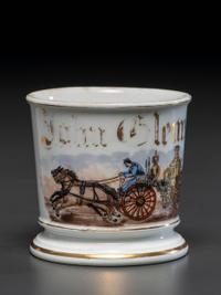 A Fireman's Porcelain Occupational Shaving Mug
