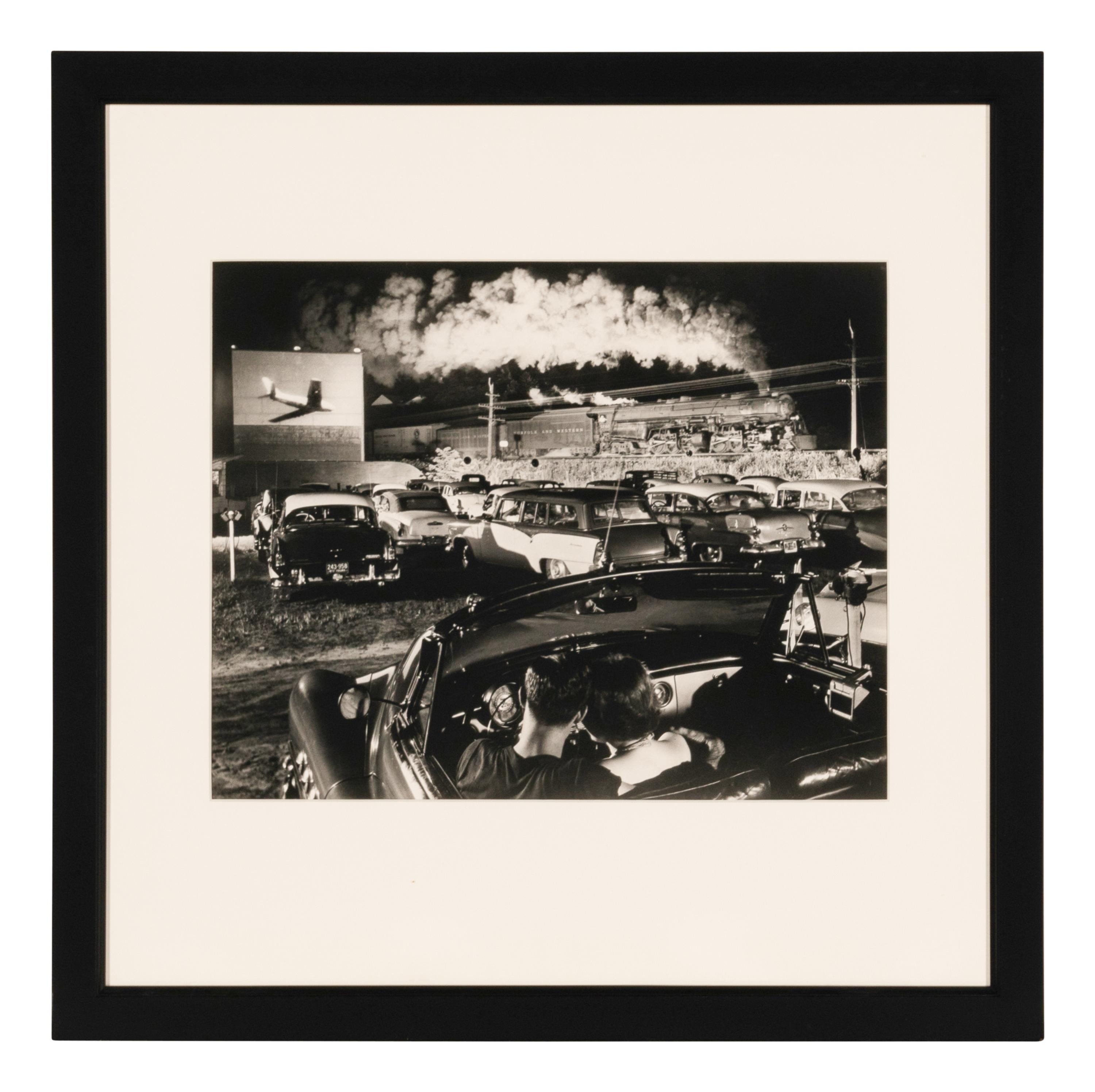 O. Winston Link (American, 1914-2001) — Hot Shot Eastbound at the Iaeger Drive-In, Iaeger, West Virginia, 1956; printed 1986