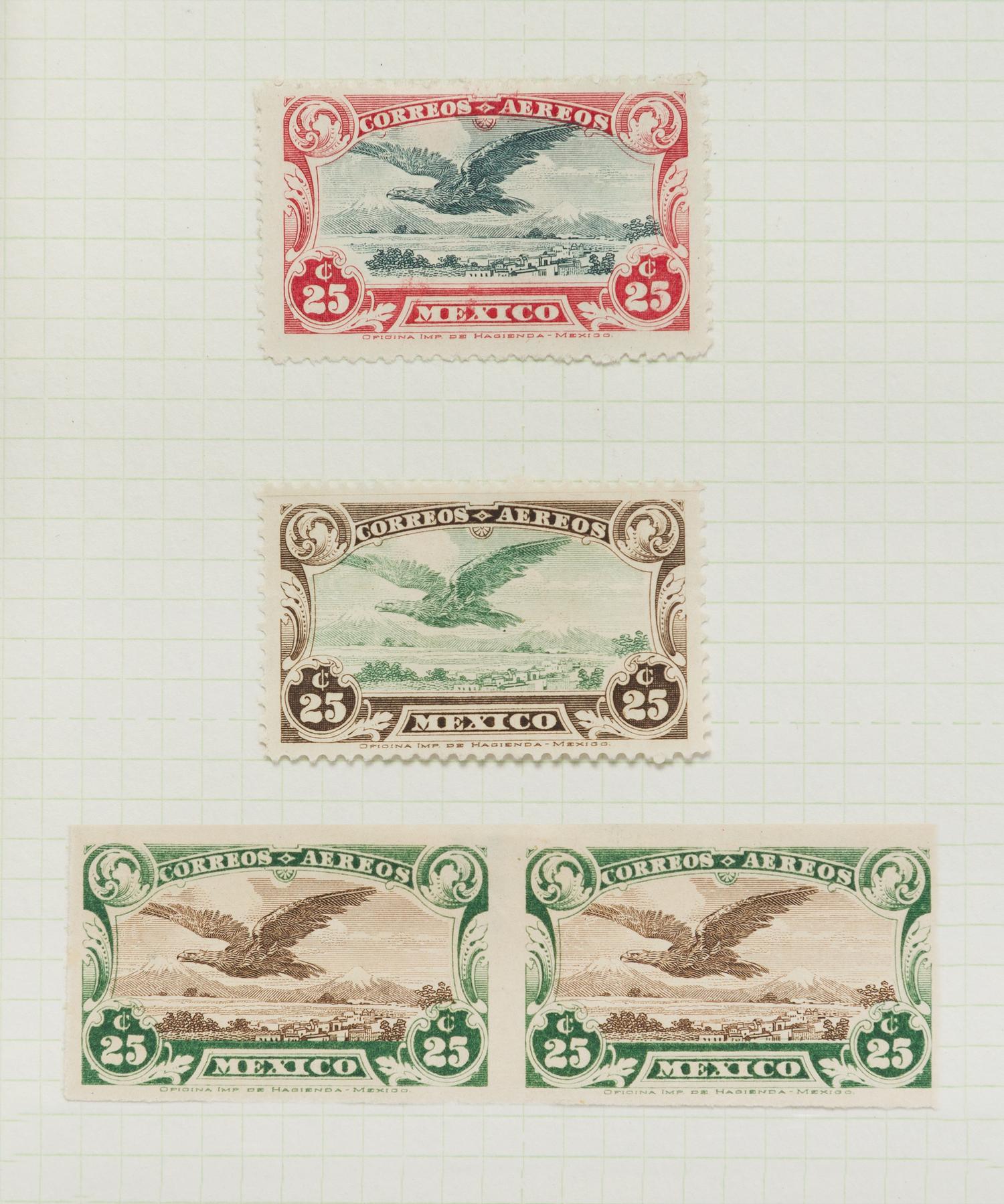 A Collection of Mexico Air Post Stamps