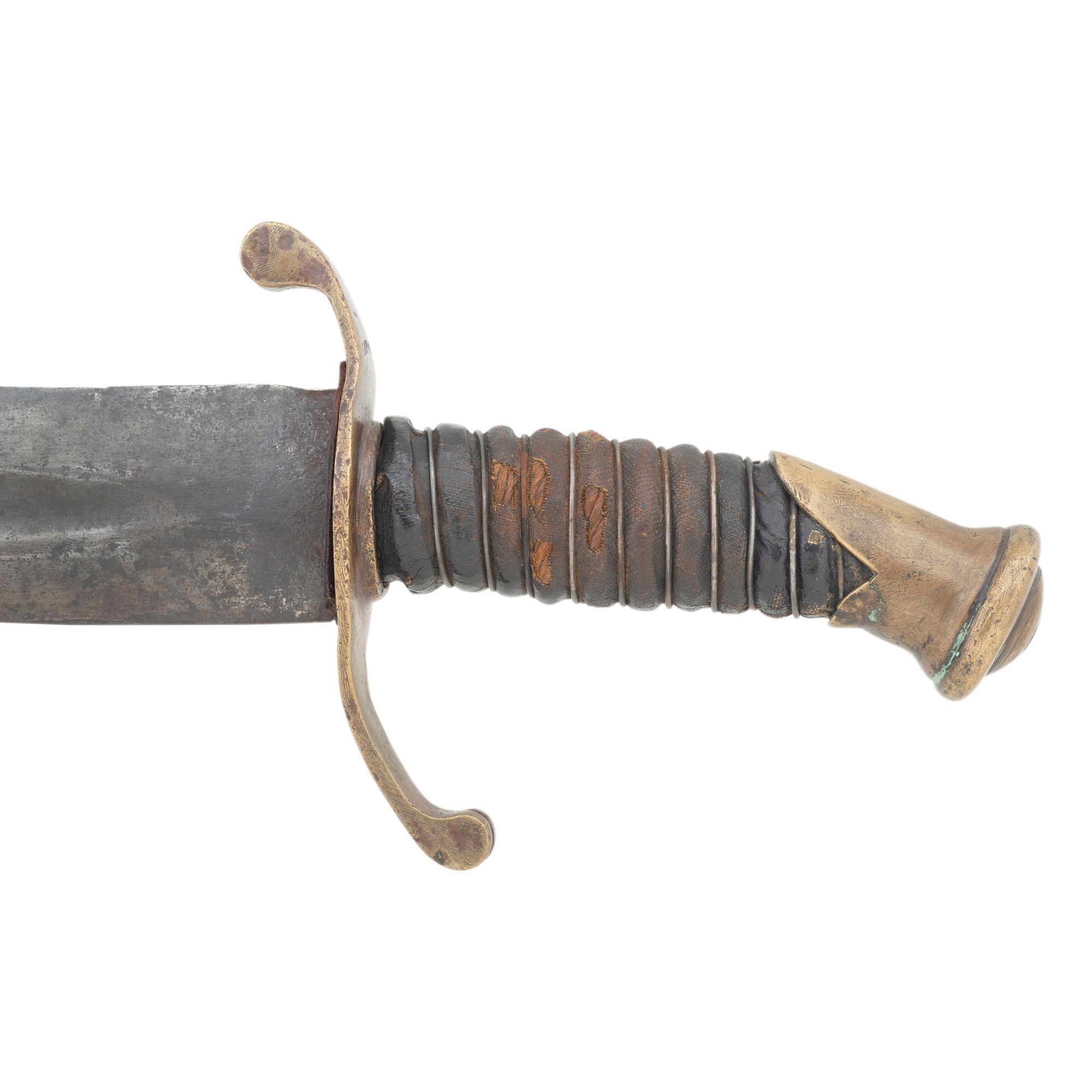 Memphis Marked Leech & Rigdon S-Guard Tennessee Side Knife with Scabbard