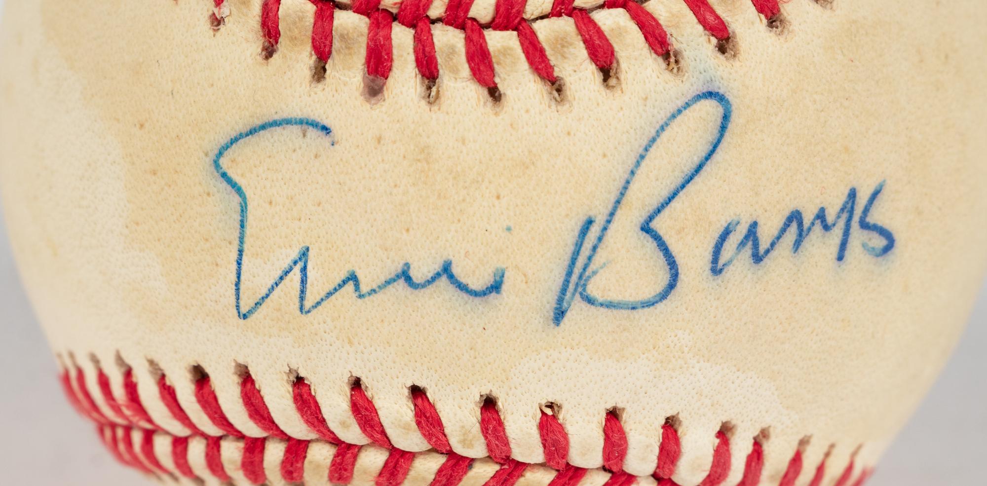 An Ernie Banks Signed Autograph Baseball (Beckett Authentication Services BAS Certified),