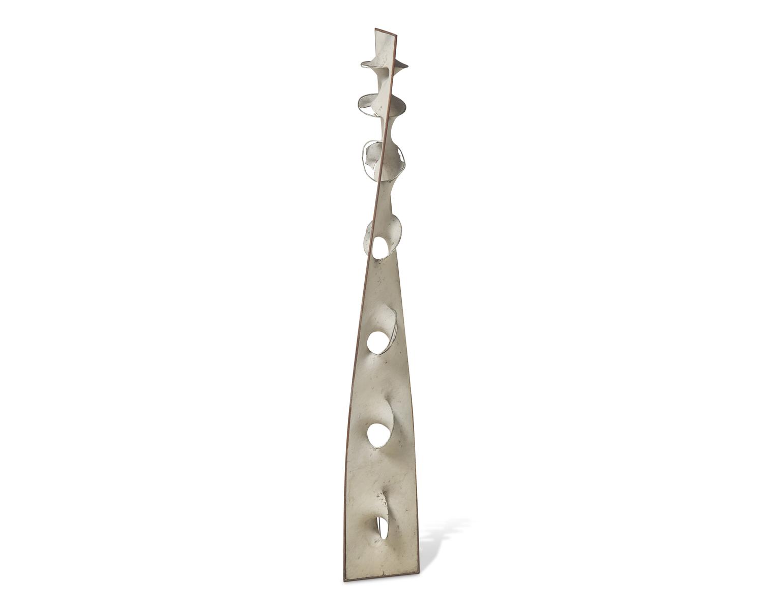 Pierced Wedge (white maquette / concept study)