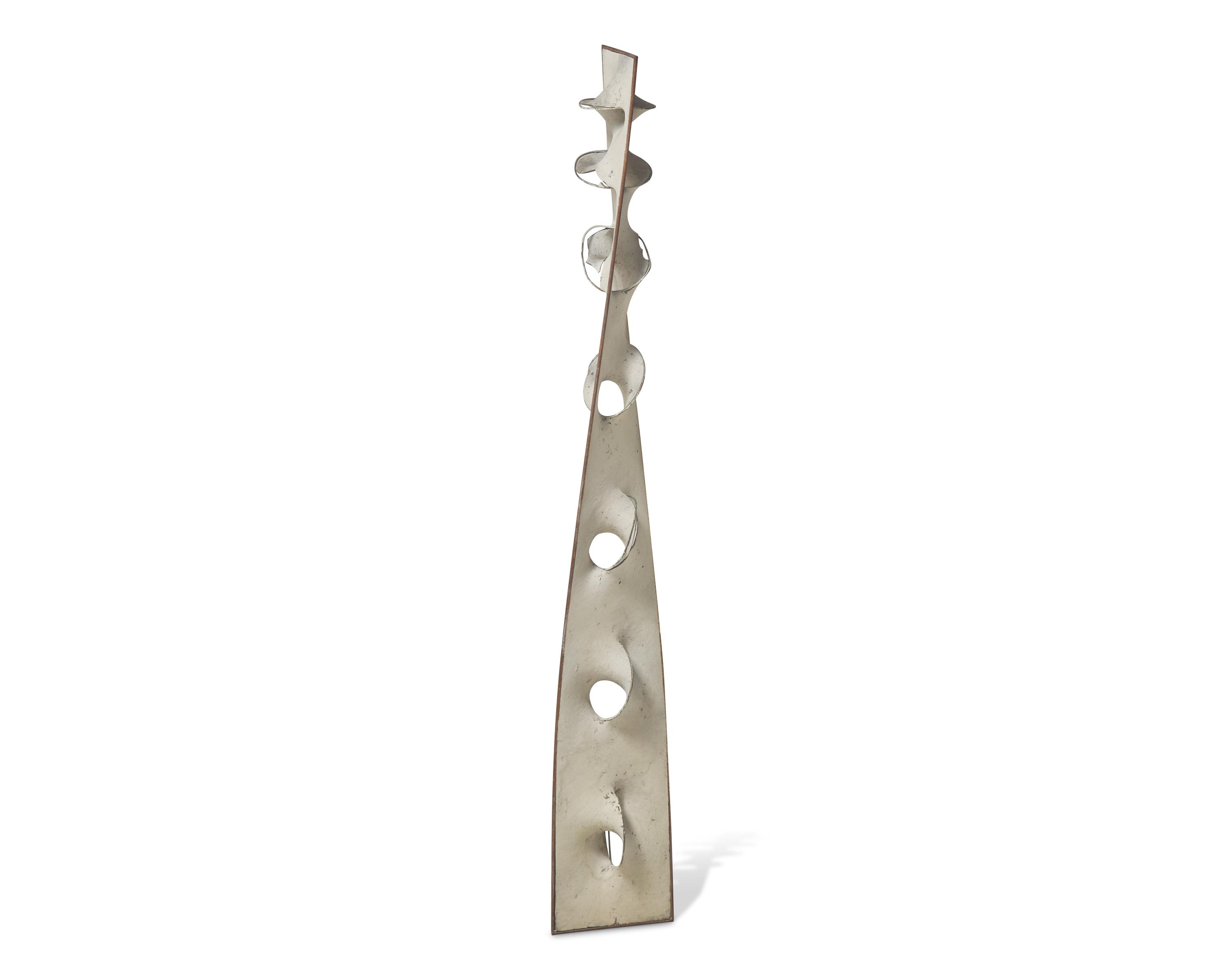 Pierced Wedge (white maquette / concept study)