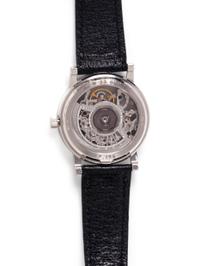 BVLGARI, 18K WHITE GOLD SKELETON WRISTWATCH