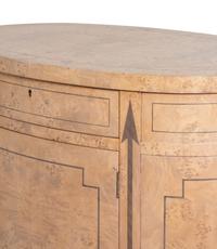 A Pair of Baker Burlwood Cabinets