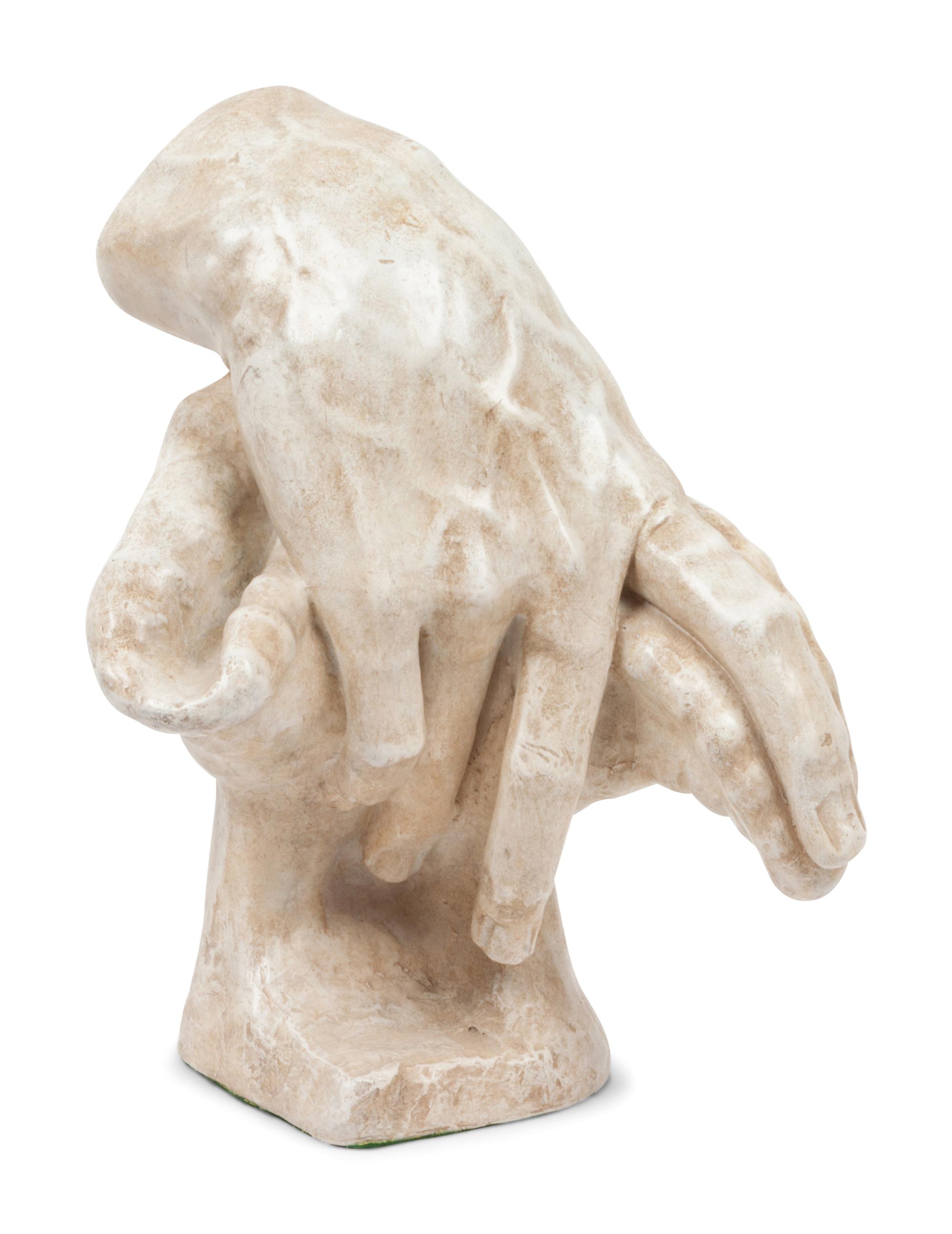 A Composite Sculpture of a Hand and Shell, After the Antique