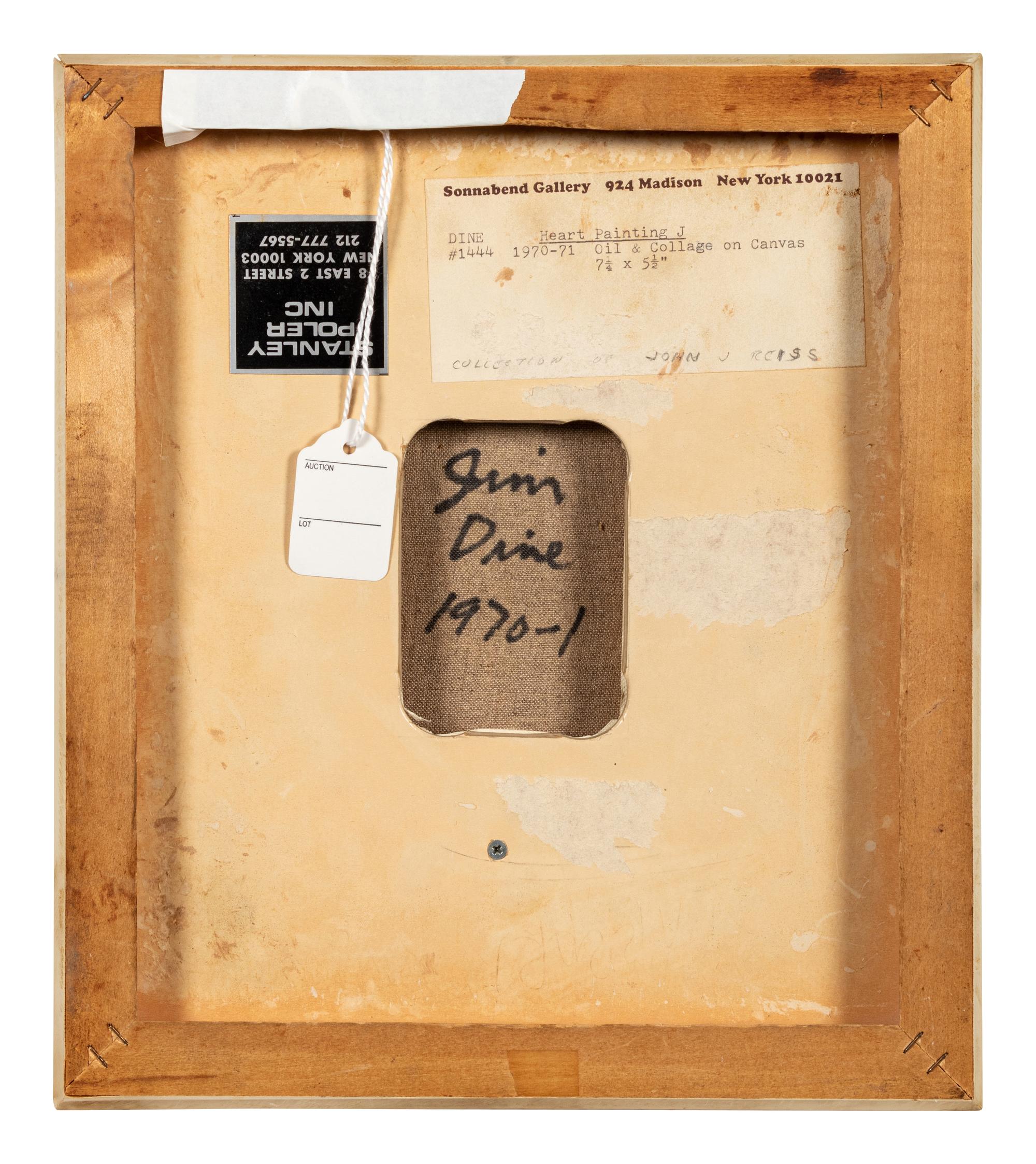 Heart Painting J , 1970-71
