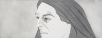 Alex Katz, (American, b. 1927), Large Head of Aida, 1973