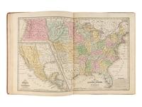 [MAPS & ATLASES]. MITCHELL, Samuel Augustus (1792-1868). Mitchell’s School Atlas. Philadelphia: Thomas, Cowperthwait, & Co., 1839.