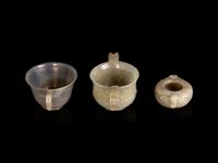 Three Chinese Jade Vessels