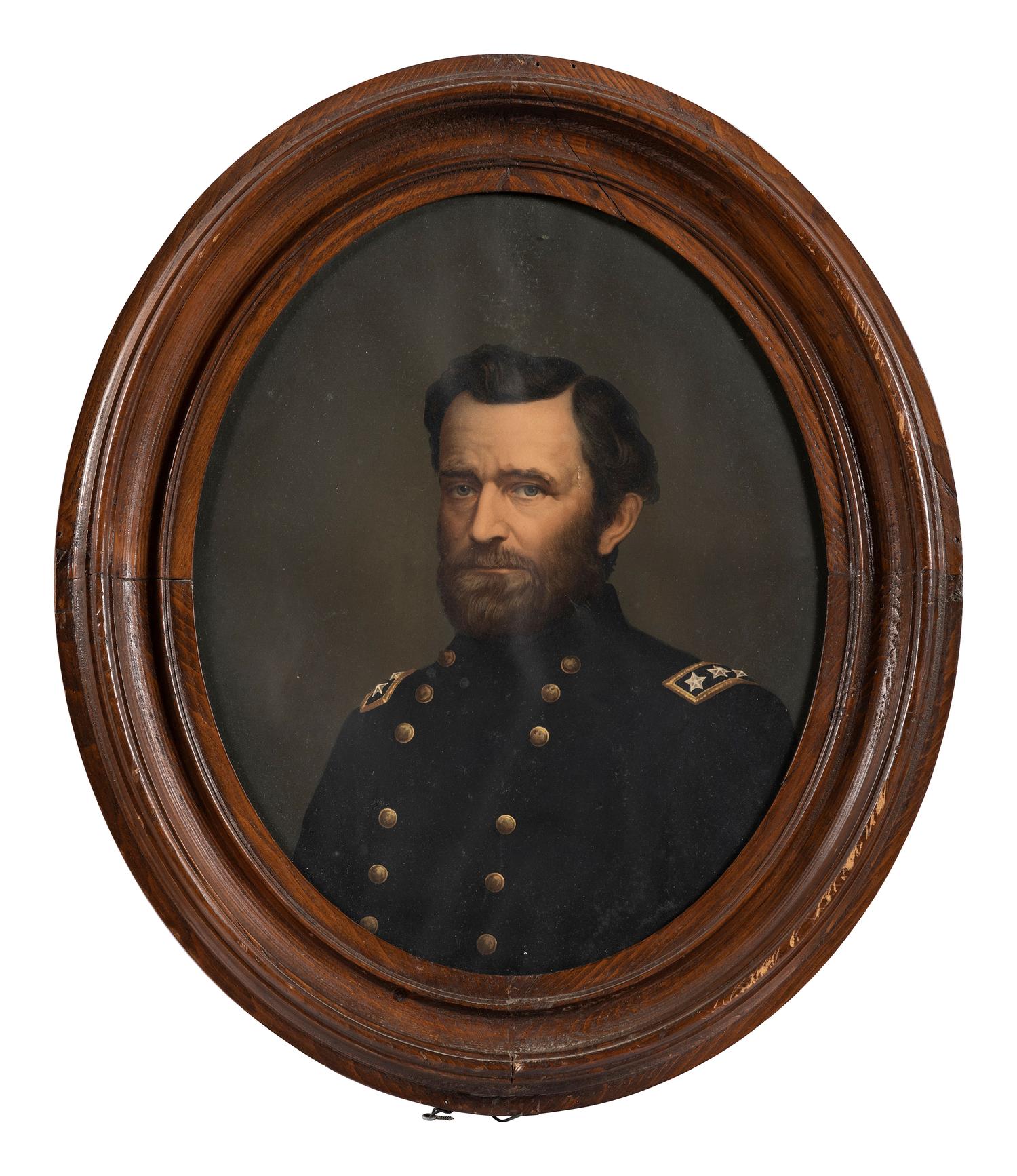 [GRANT, Ulysses S]. Chromolithograph portrait of the general. Cincinnati, OH: E.C. Middleton, 1864.