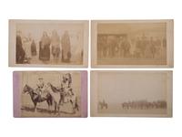 [NATIVE AMERICANS]. A collection of photographs related to the Wounded Knee Massacre. Chadron, NE: Northwestern Photographic Co., ca 1890s.