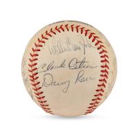 A 1972 Los Angeles Dodgers Team Signed Autograph Baseball (Beckett Authentication Services)
