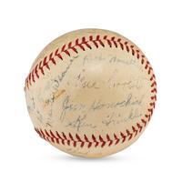 A 1941 Baltimore Orioles Team Signed Autograph Baseball