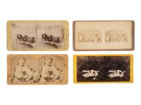 [EARLY PHOTOGRAPHY]. 9 mounted photographs of cats, incl. examples by SOULE, BURNHAM, and PARTRIDGE.