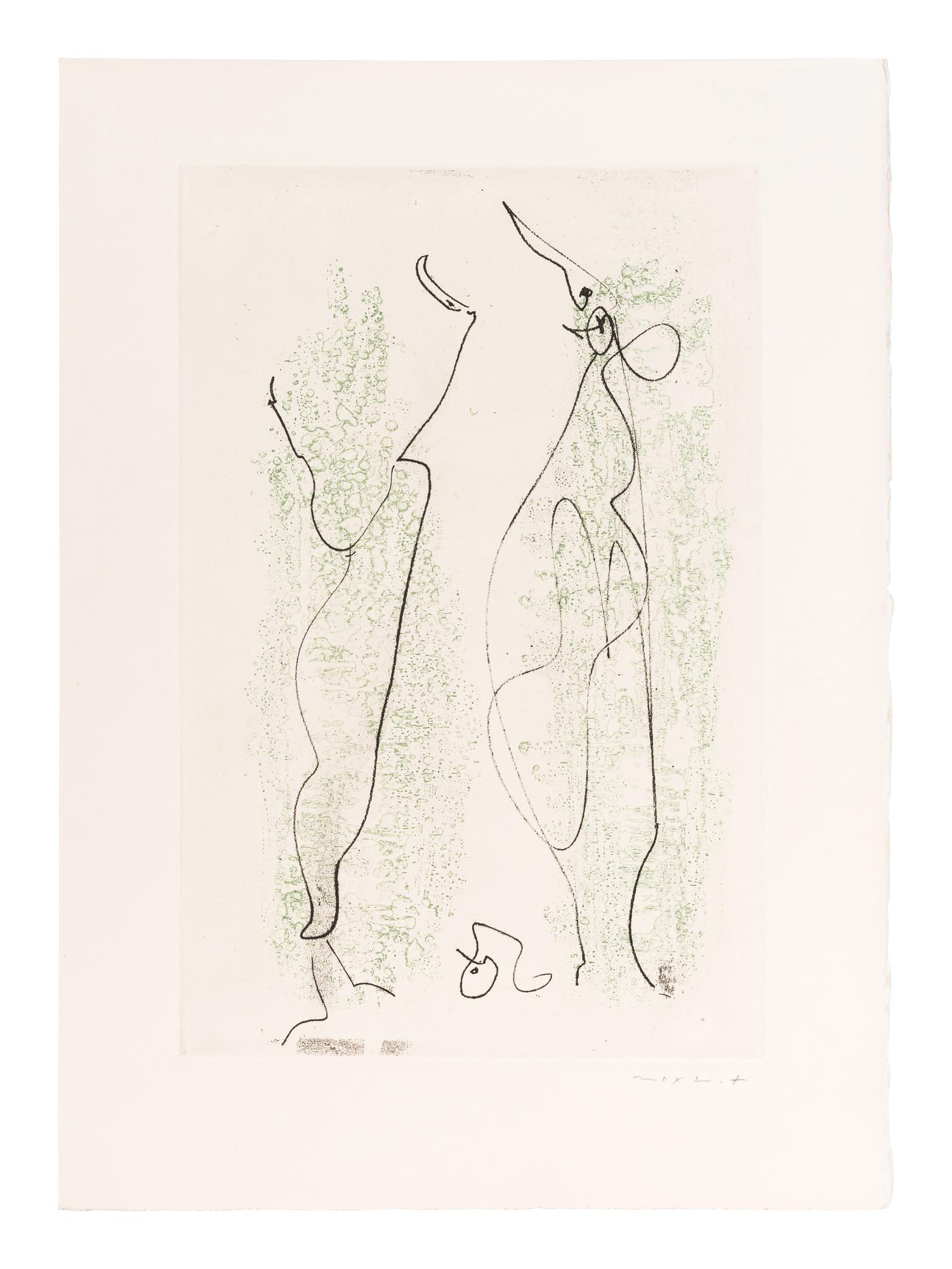 [ARTIST'S BOOK]. ERNST, Max, illustrator (1891-1976). -- PRÉVERT, Jacques (1900-1977). Les Chiens ont Soif . Paris: Au Pont Des Arts, 1964.