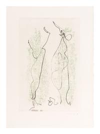 [ARTIST'S BOOK]. ERNST, Max, illustrator (1891-1976). -- PRÉVERT, Jacques (1900-1977). Les Chiens ont Soif . Paris: Au Pont Des Arts, 1964.