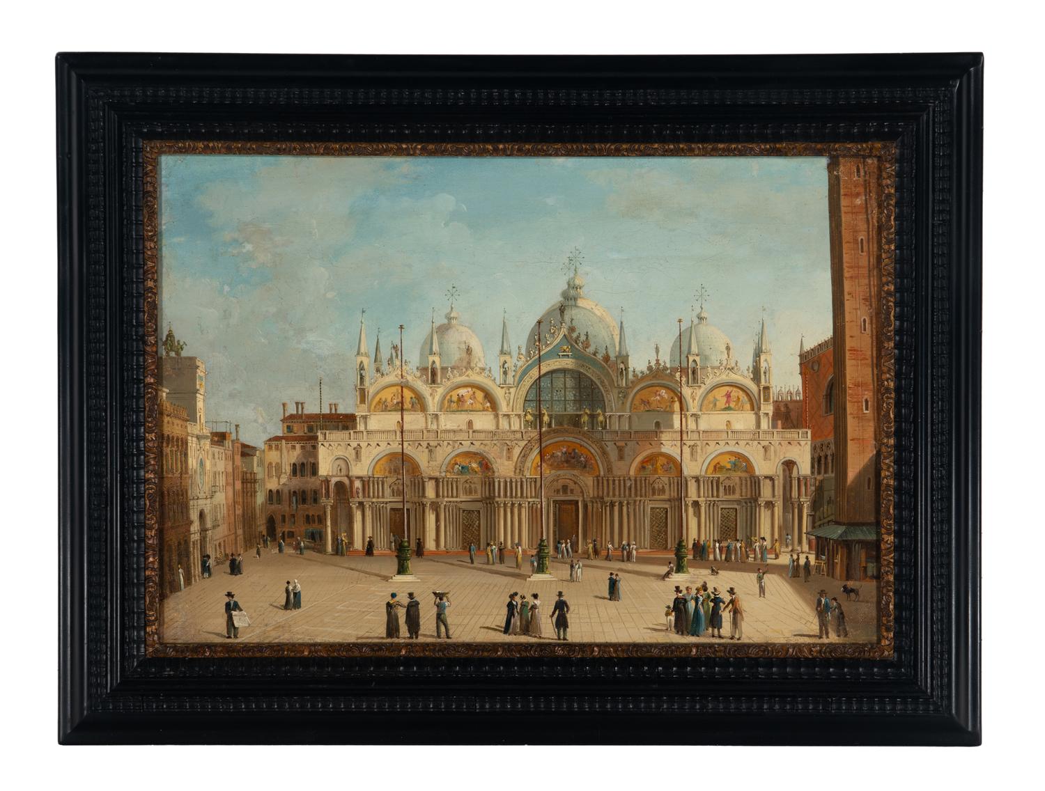 Travelers on the Grand Tour before the Basilica di San Marco, Venice
