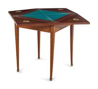A Continental Parquetry Handkerchief Game Table