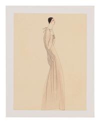 Three Geoffrey Beene Fashion Illustrations, c1975
