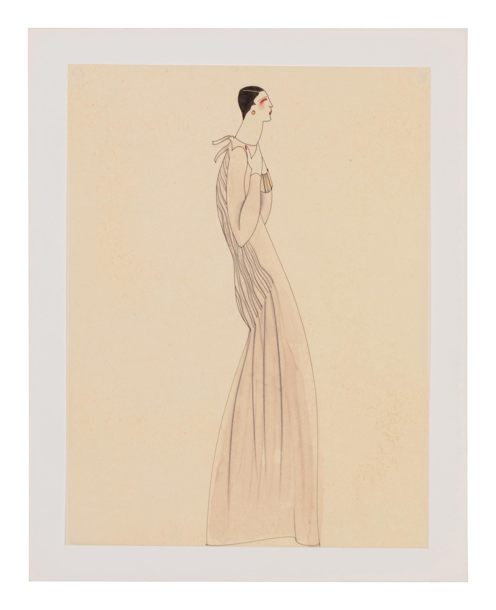 Three Geoffrey Beene Fashion Illustrations, c1975