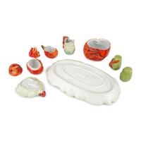 A Collection of Royal Bayreuth Lobster Table Wares, Plus