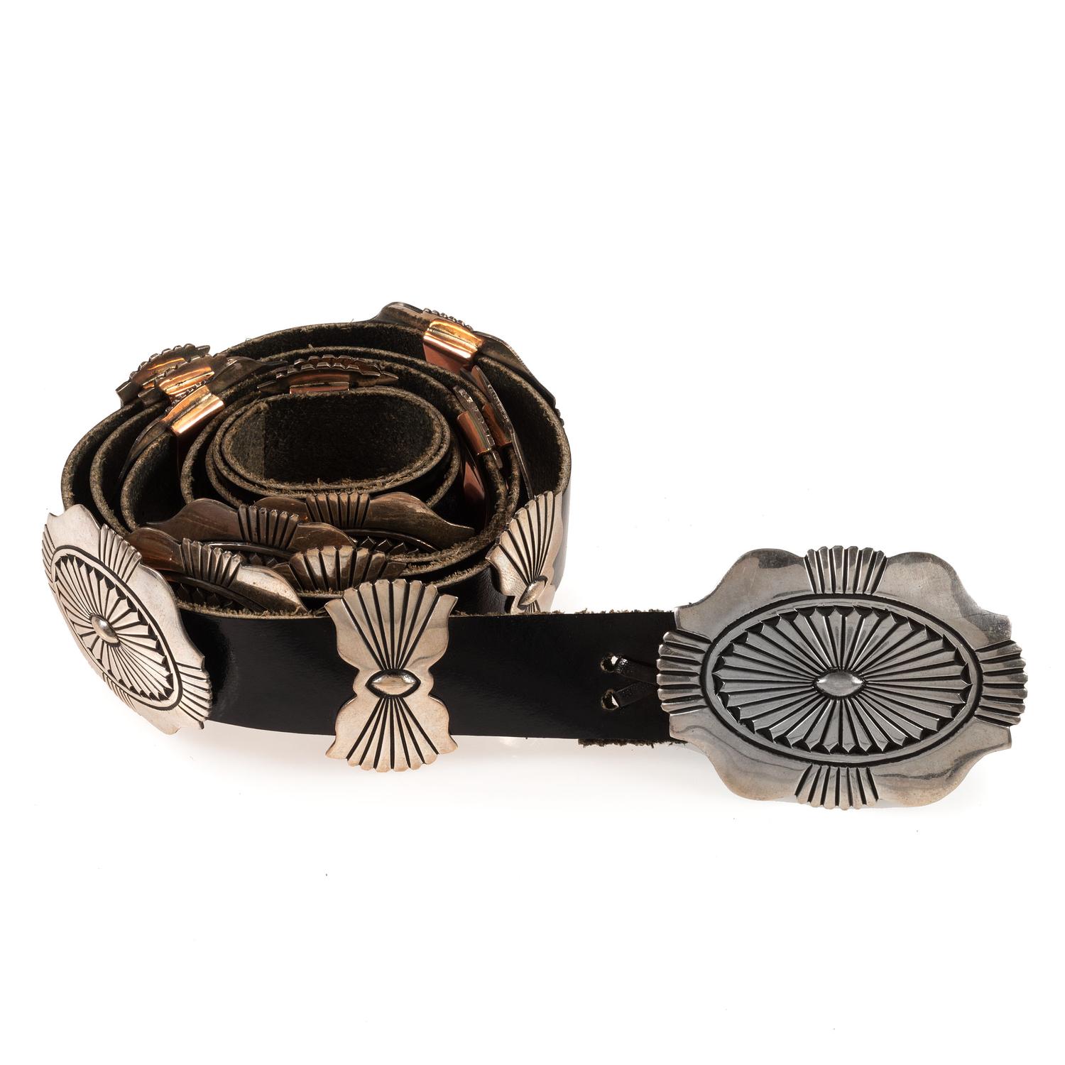 Sterling Silver Concha Belt