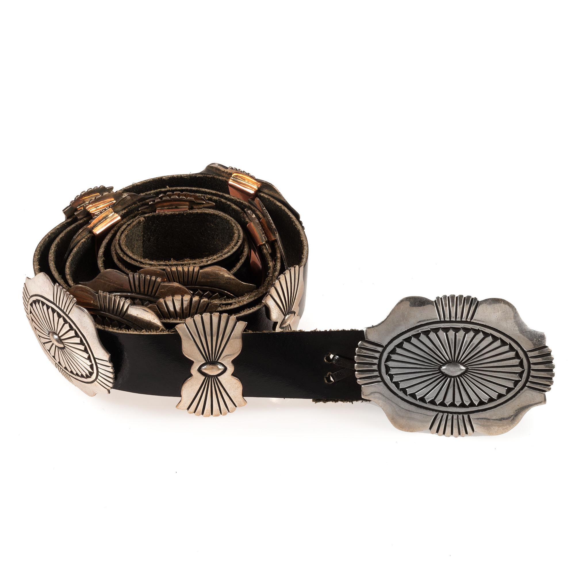 Sterling Silver Concha Belt
