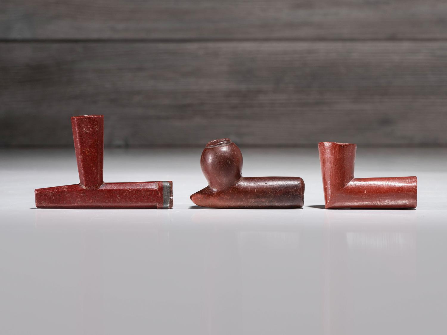 Plains Catlinite Pipe Bowls