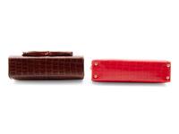 Two Lucille de Paris Alligator Handbags, 1960-80s