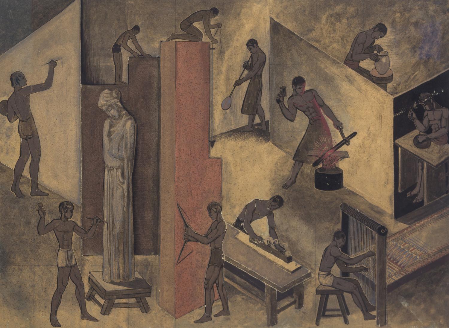 Jean Dunand (Swiss, 1877-1942) — Les Arts Appliqués , c. 1935